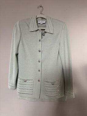 St. John Mint Green Knit set